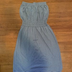 Mini strapless summer dress